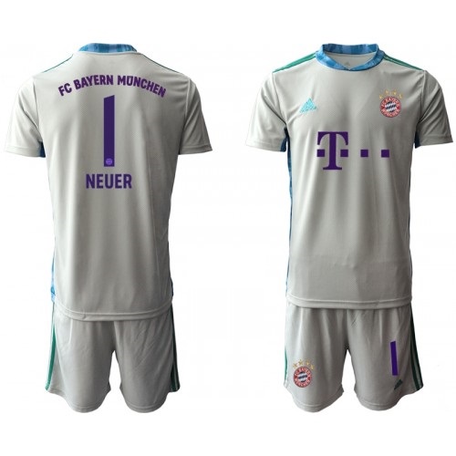 FC Bayern München Dres Manuel Neuer 1 Golmanski Dječji Treći 2020/21 Kratkih Rukava FC Bayern München Dres Manuel Neuer 1 Golmanski Dječji Treći 2020/21 Kratkih Rukava
